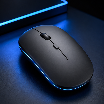 Mouse Inalámbrico Recargable Silencioso