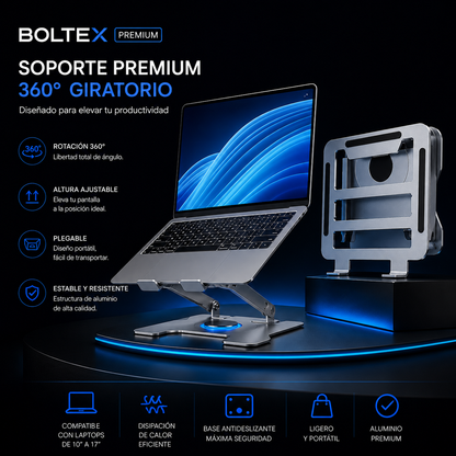 Soporte Ajustable para Notebook 360°