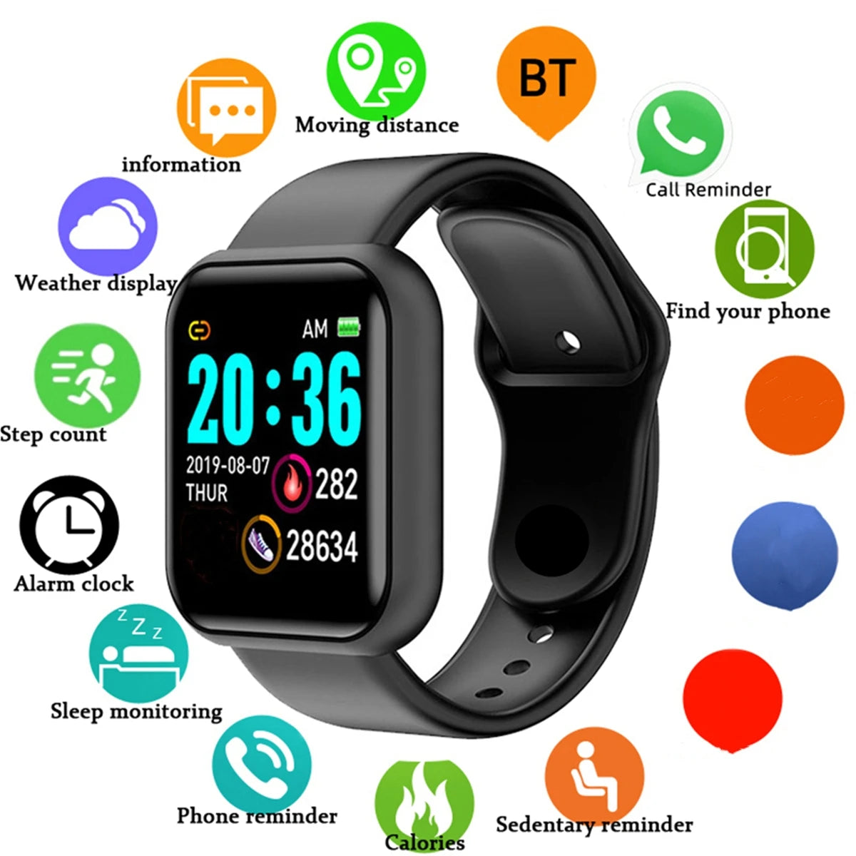 Smartwatch Fitness Monitor